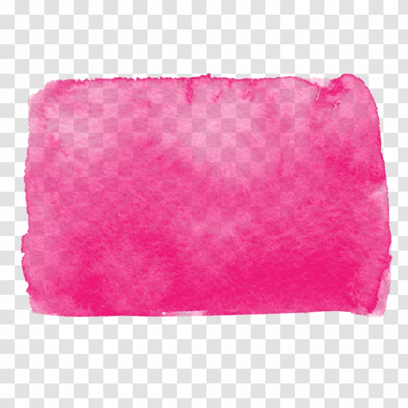 Watercolor Painting Image Clip Art Pink - Apply Transparent PNG