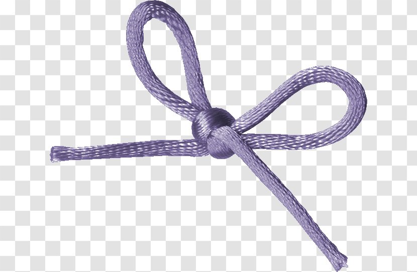 Shoelaces Rope Bow Shoelace Knot - Violet Transparent PNG