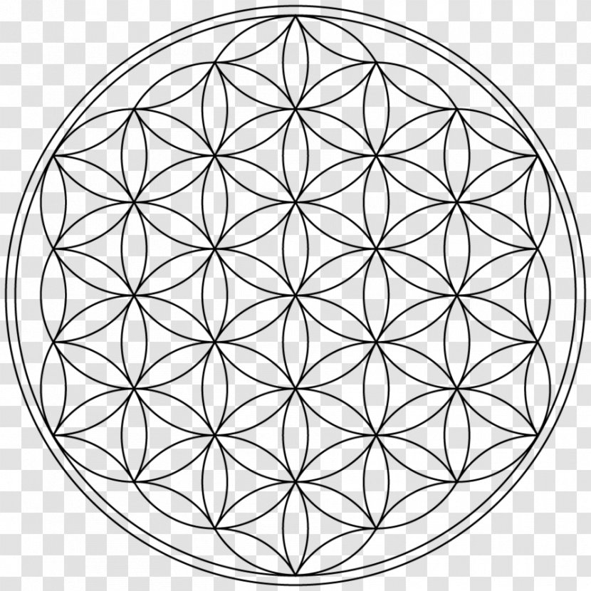 Sacred Geometry Overlapping Circles Grid Vesica Piscis Shape Transparent PNG