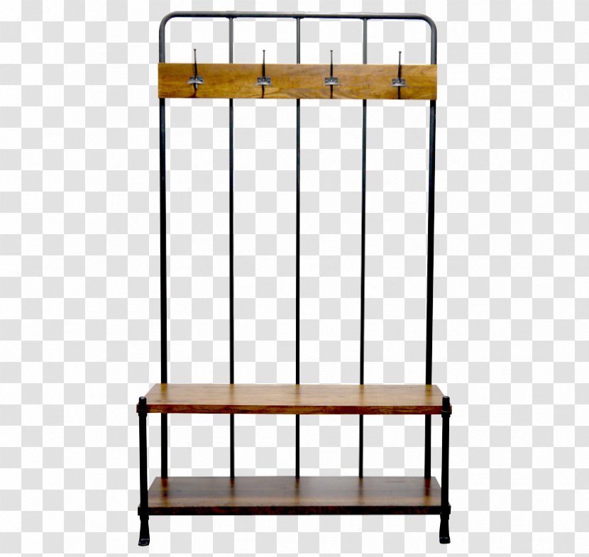 Shelf Hall Tree Table Furniture Coat & Hat Racks - Wood - Rack Transparent PNG