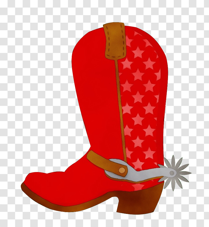 Footwear Cowboy Boot Red Boot Shoe Transparent PNG