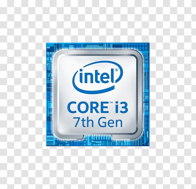 Intel Core I3 Kaby Lake Multi-core Processor Transparent PNG