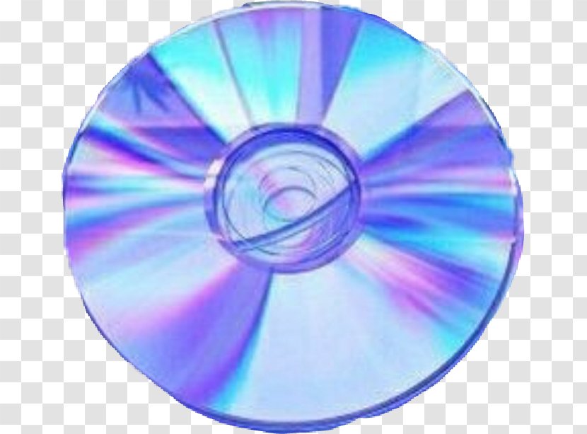Pastel Compact Disc Aesthetics Blue Image - Electronic Device - Aesthetic Tumblr Transparent Target _blank Transparent PNG