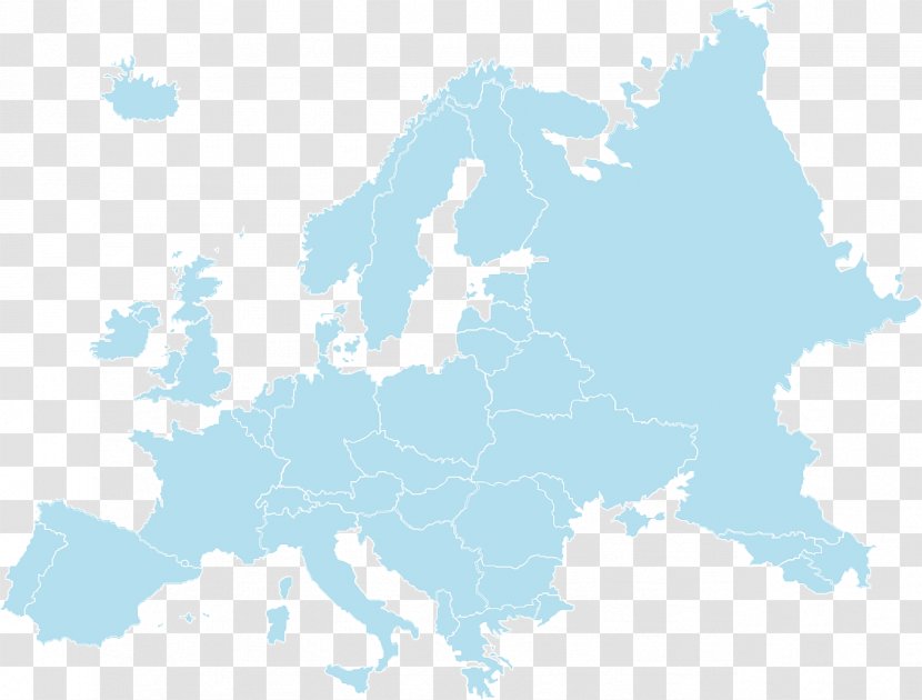 Europe Vector Map Transparent PNG