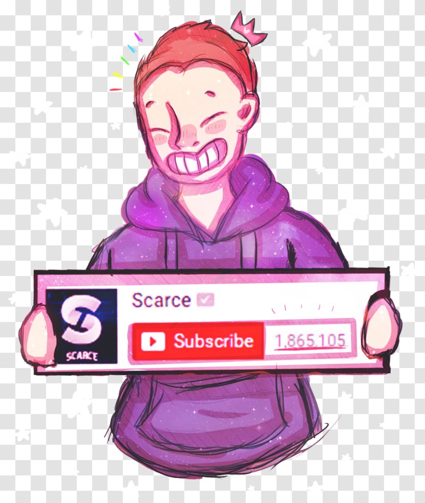 Scarce YouTube Drawing Fan Art - Pewdiepie - Youtube Transparent PNG