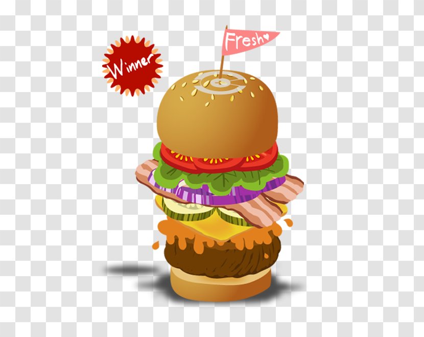 Cheeseburger Hamburger Veggie Burger - Thanksgiving - Junk Food Transparent PNG