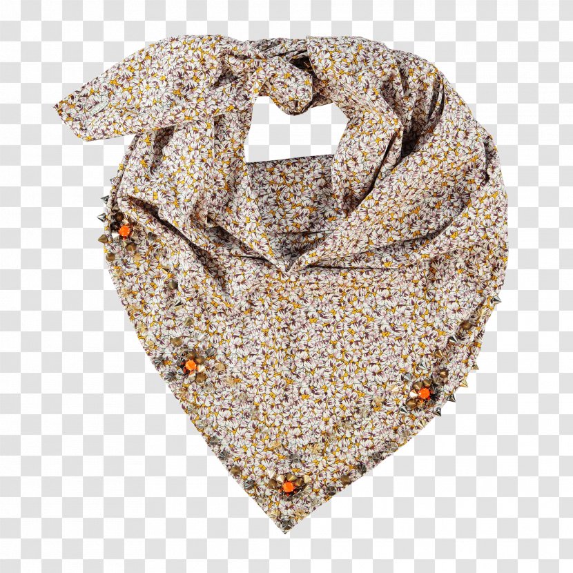 Scarf - European Pattern Buckle-free Material Transparent PNG