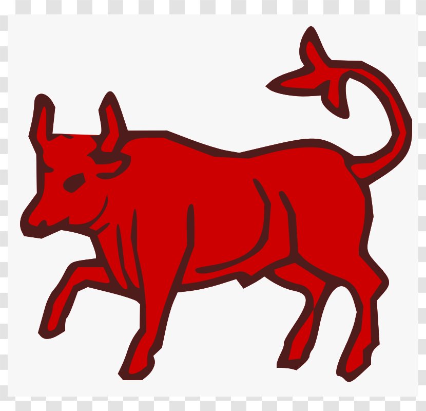 Texas Longhorn Red Bull Coat Of Arms Clip Art - Wikimedia Commons - Small Pictures Animals Transparent PNG