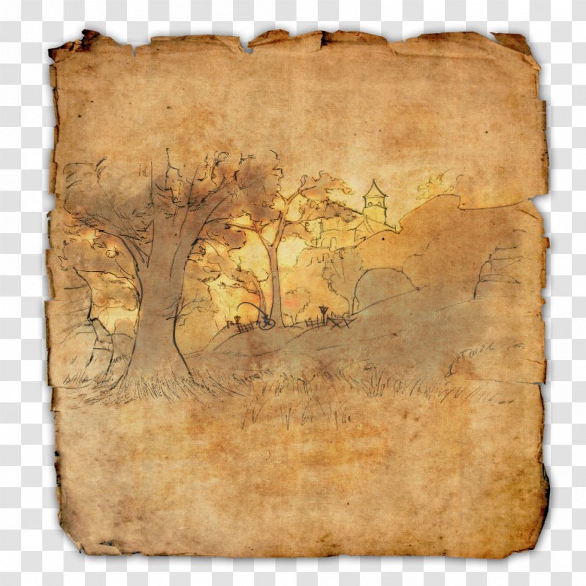 Treasure Map The Elder Scrolls Online Island - Tree - Old Transparent PNG