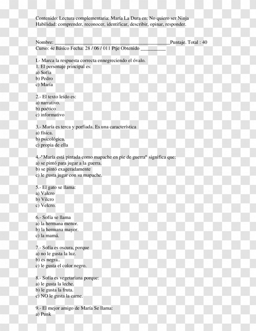 Document Book Test History Science - Checklist Transparent PNG