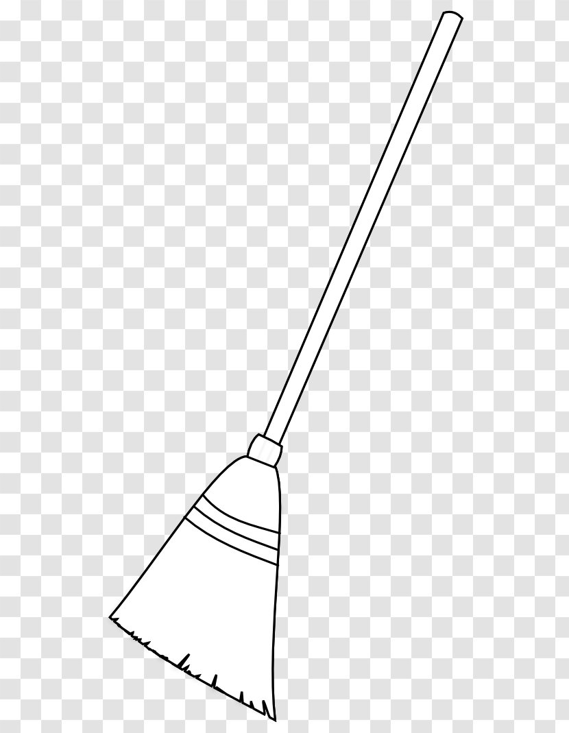 Line Point Angle - White - Black Broom Cliparts Transparent PNG
