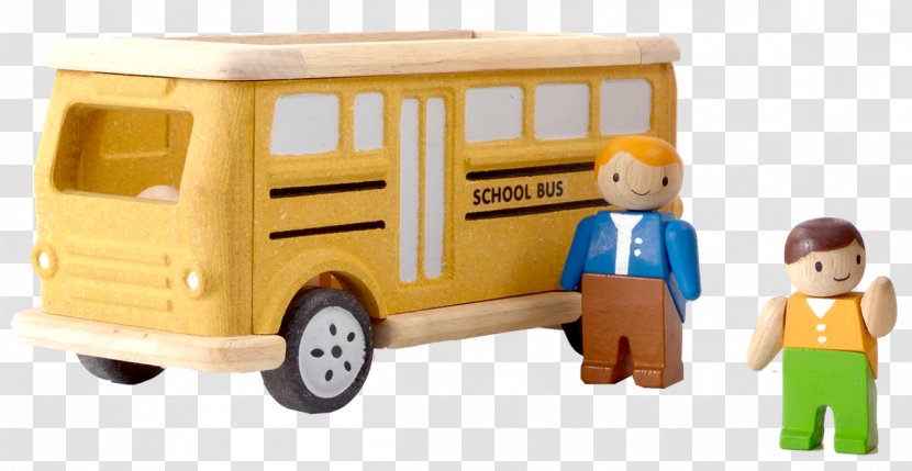 School Bus Plan Toys Educational - Model Car Transparent PNG