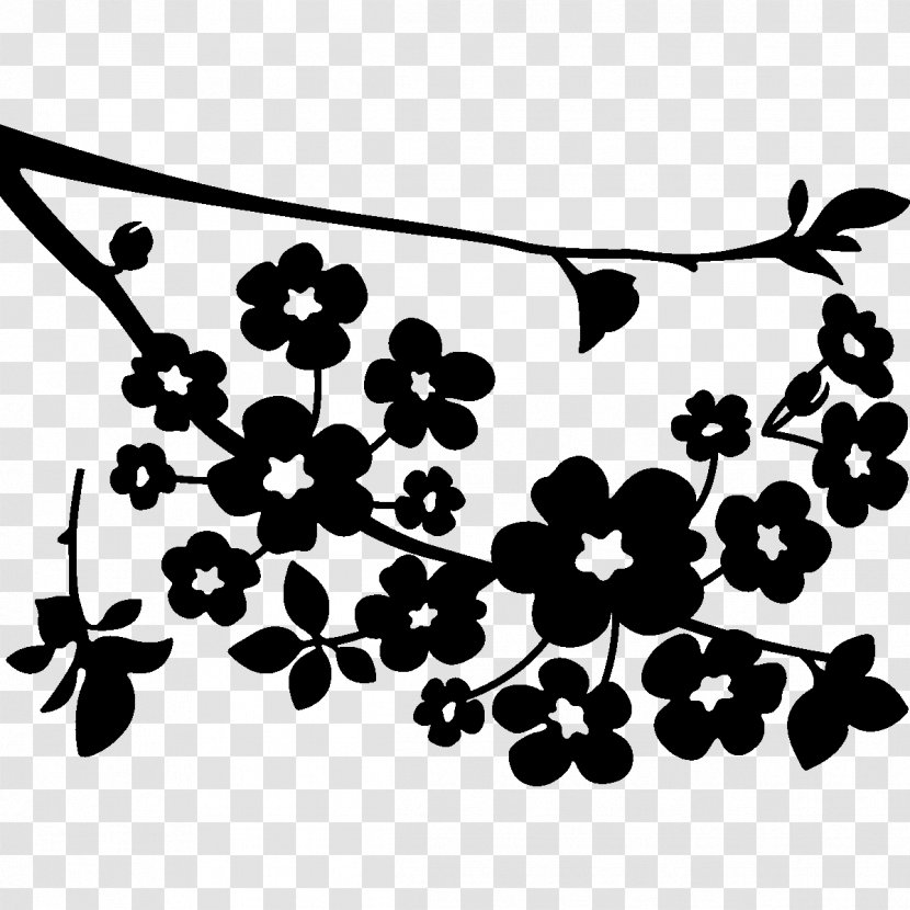 Cherry Blossom Drawing Coloring Book Clip Art - Line Transparent PNG