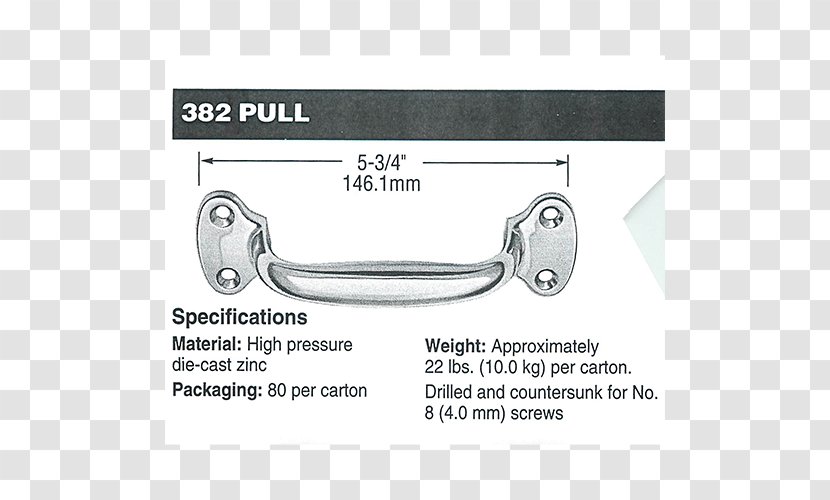 Door Handle Product Design Car Line Material - Hardware Accessory Transparent PNG