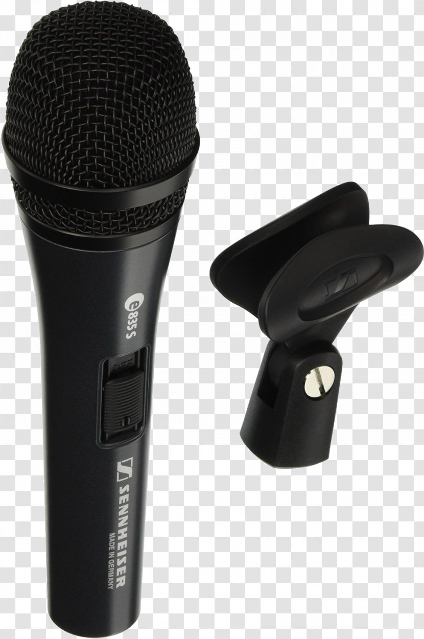 Microphone Shure SM58 Sennheiser E 835-S Transparent PNG