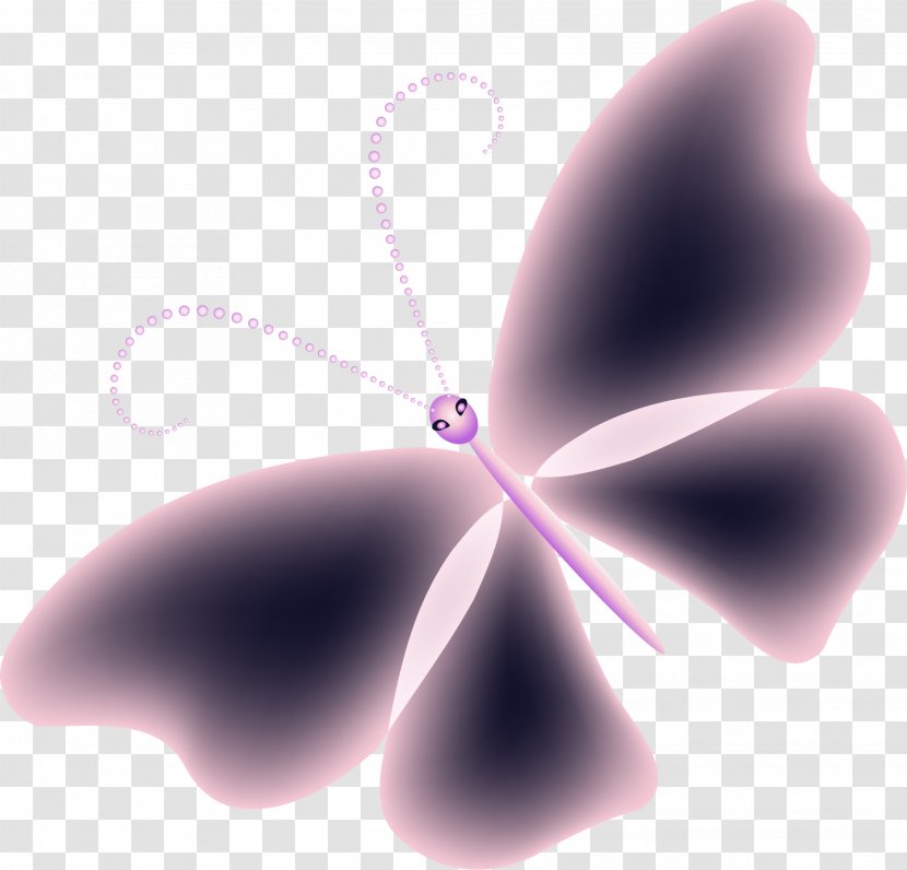 Butterfly Close-up Wallpaper - Purple Transparent PNG