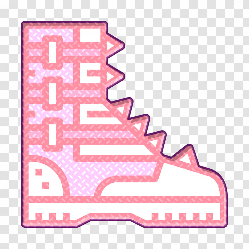 Punk Rock Icon Boot Icon Shoe Icon Transparent PNG