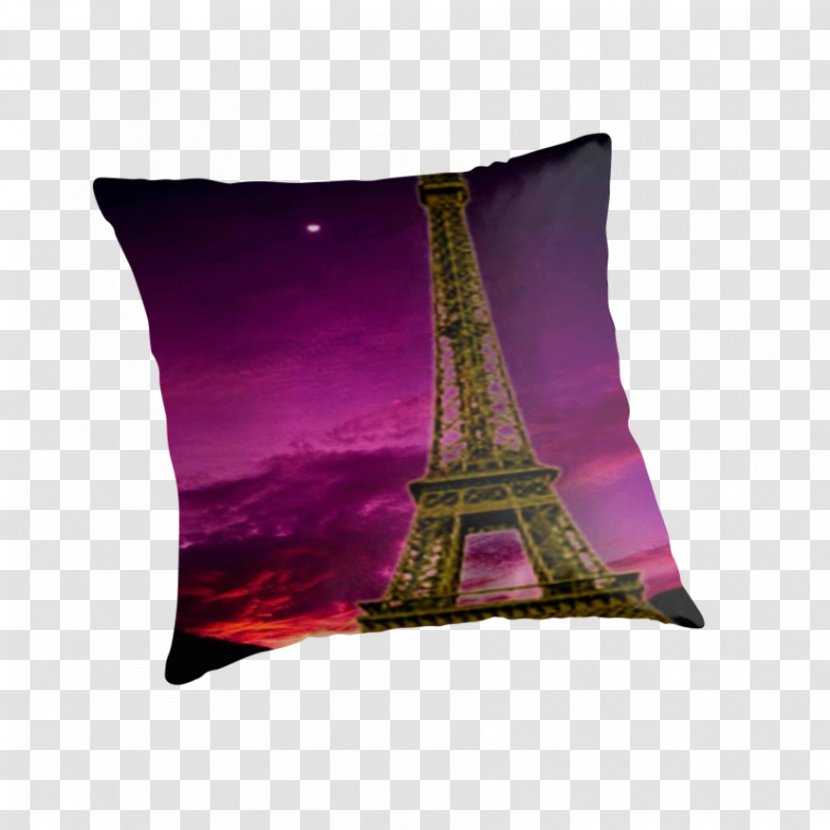 Eiffel Tower Throw Pillows Cushion Douchegordijn Transparent PNG