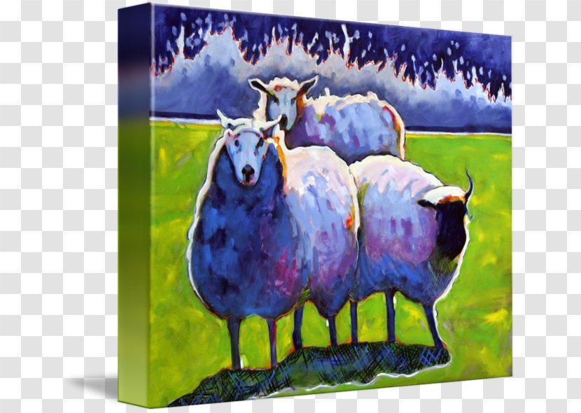 Sheep Painting Gallery Wrap Canvas - Plant Transparent PNG