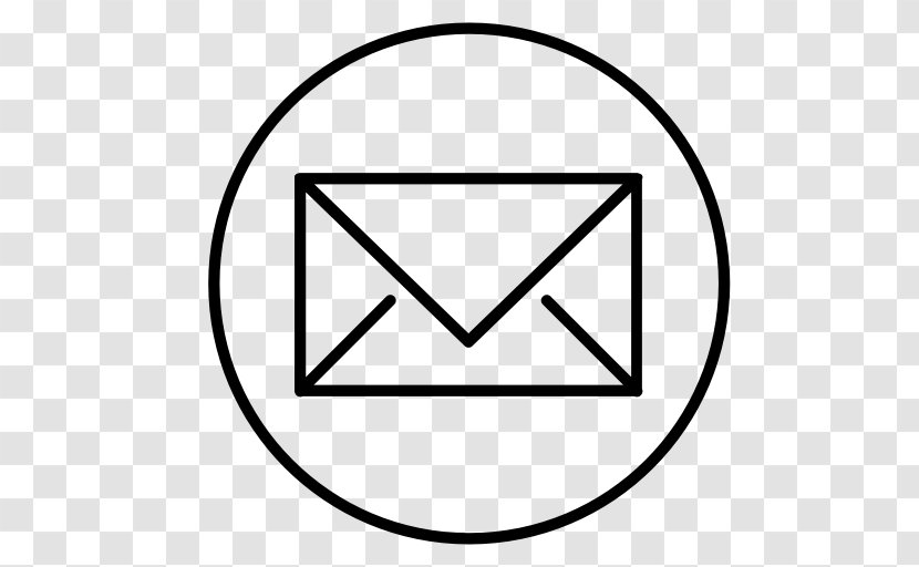 Email Symbol Mobile Phones - Black - Share Outline Transparent PNG