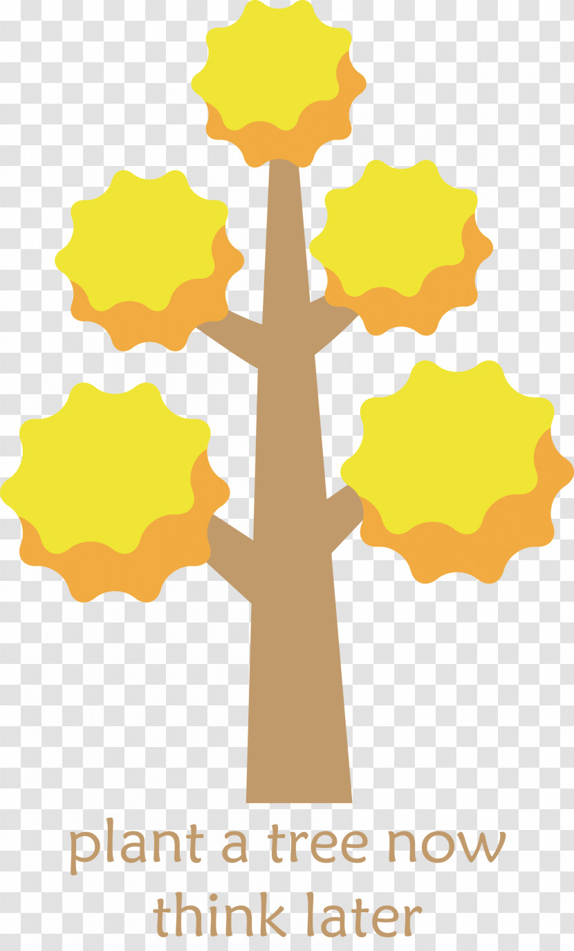 Plant A Tree Now Arbor Day Tree Transparent PNG