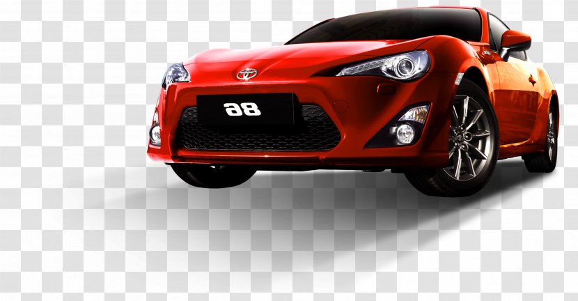 Toyota 86 Sports Car Auto Show Red Transparent PNG