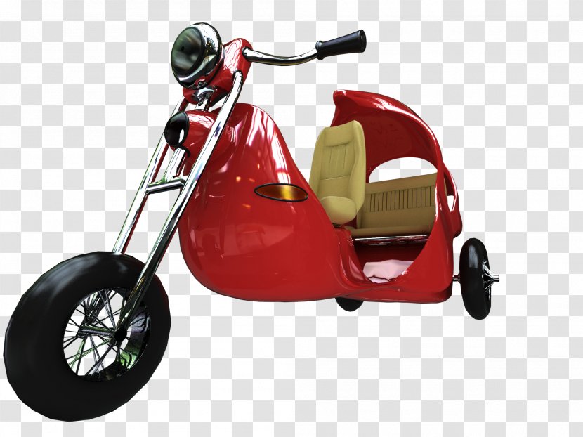 Motorized Scooter Motorcycle Accessories Transparent PNG