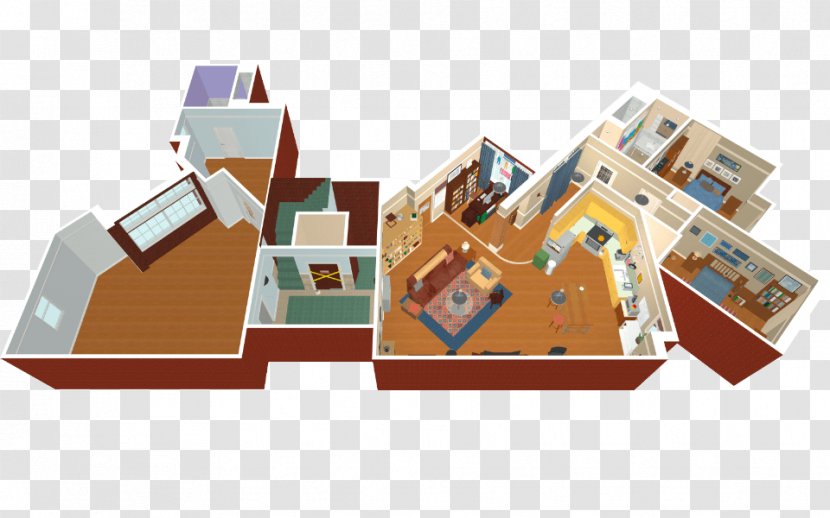 Floor Plan Sheldon Cooper Sweet Home 3D House - Interior Design Services - The Big Bang Theory Transparent PNG