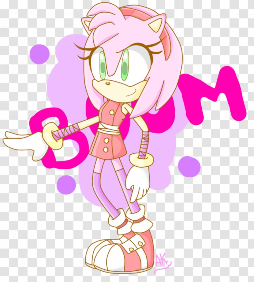 Amy Rose Tails Sonic The Hedgehog Drawing Knuckles Echidna - Flower - Boom Transparent PNG
