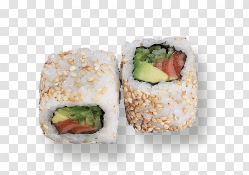 California Roll Gimbap Vegetarian Cuisine Sushi Recipe - Food - Rolls Transparent PNG