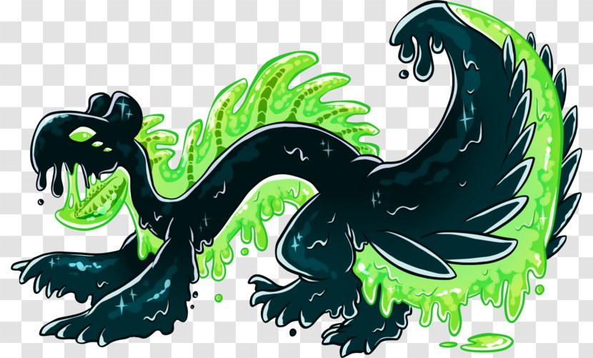 Dragon Clip Art Illustration Drawing - Read Below Slime Transparent PNG