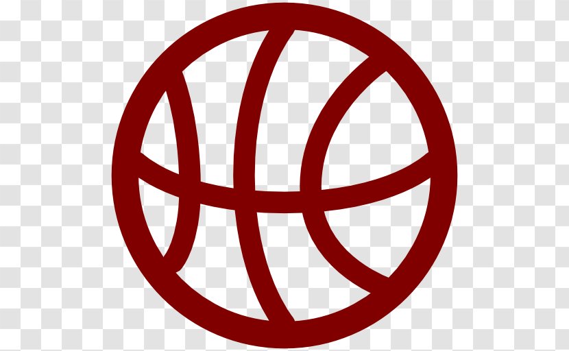 Basketball Court Sport Ball Game - Trademark - Maroon Transparent PNG