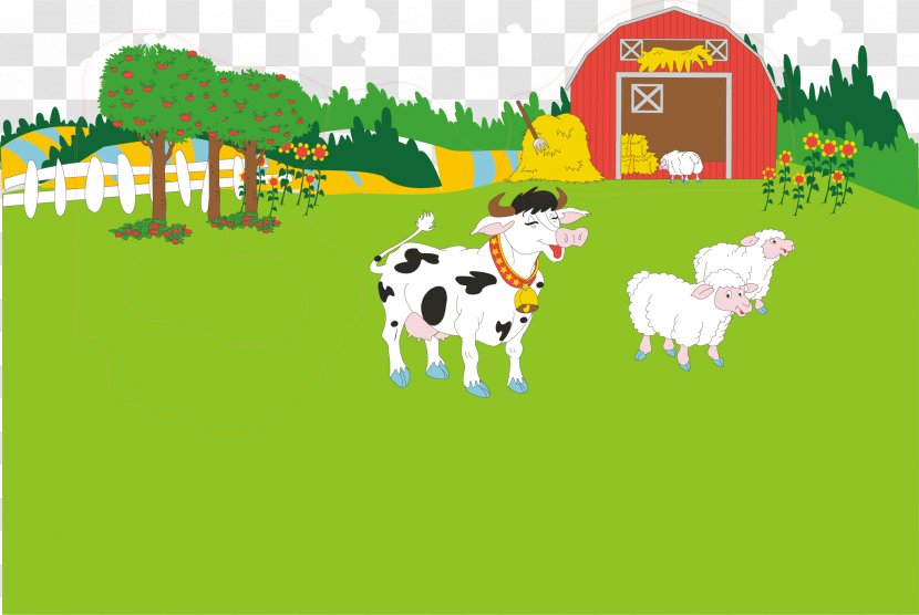 Dairy Cattle Farm Icon - Cow Transparent PNG