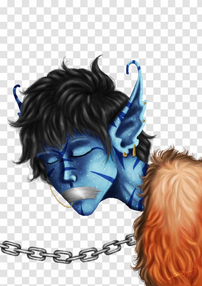 The Blue Boy Drawing Akuma Cartoon - Hair Transparent PNG