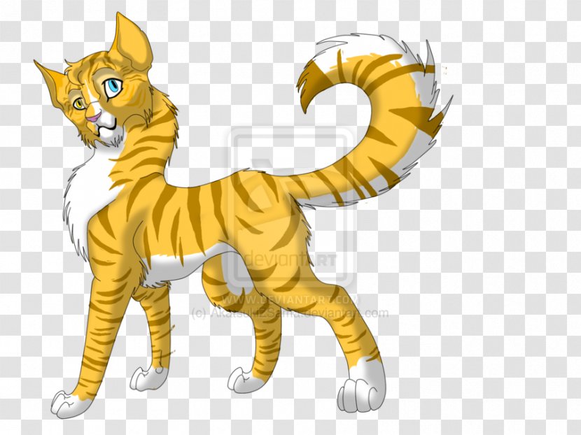 Cat Tiger Character Clip Art - Big Cats Transparent PNG