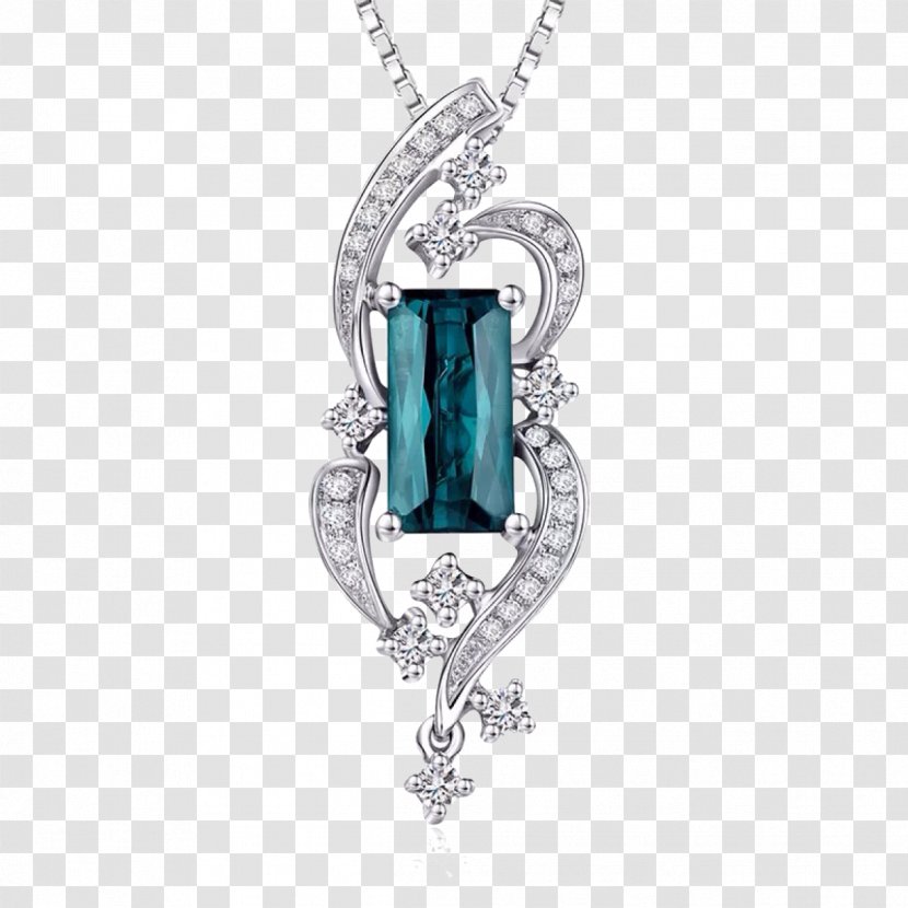 Bali Gang Jewellery Sapphire Pendant Locket - Turquoise Transparent PNG