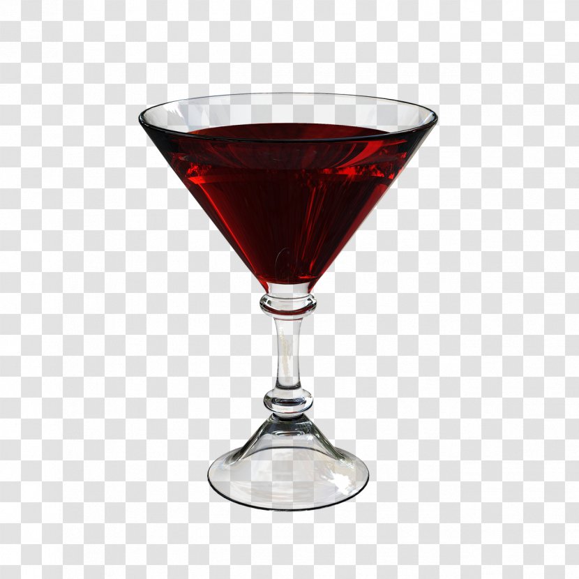 Wine Glass Red Cocktail Garnish - Drink Transparent PNG