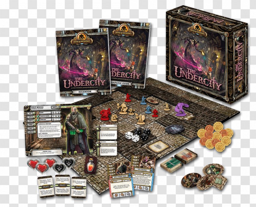 Warmachine Dungeons & Dragons Privateer Press Iron Kingdoms Adventure: The Undercity Board Game - Adventure - Dungeon Crawl Transparent PNG