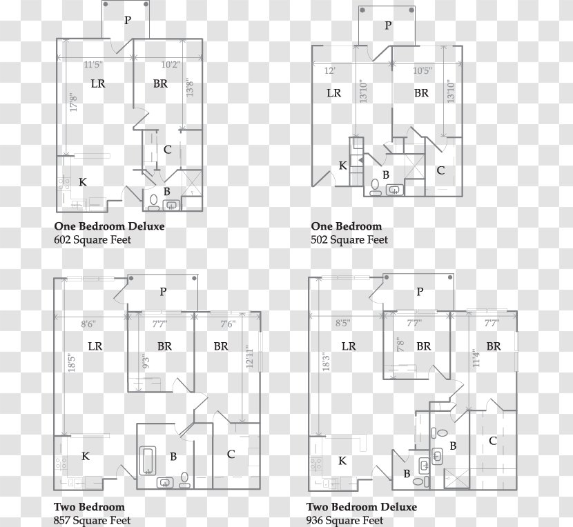 Floor Plan Technical Drawing - Rectangle - Design Transparent PNG