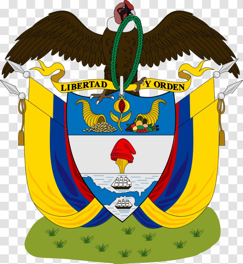 United States Of Colombia America Coat Arms - Cauca State Transparent PNG