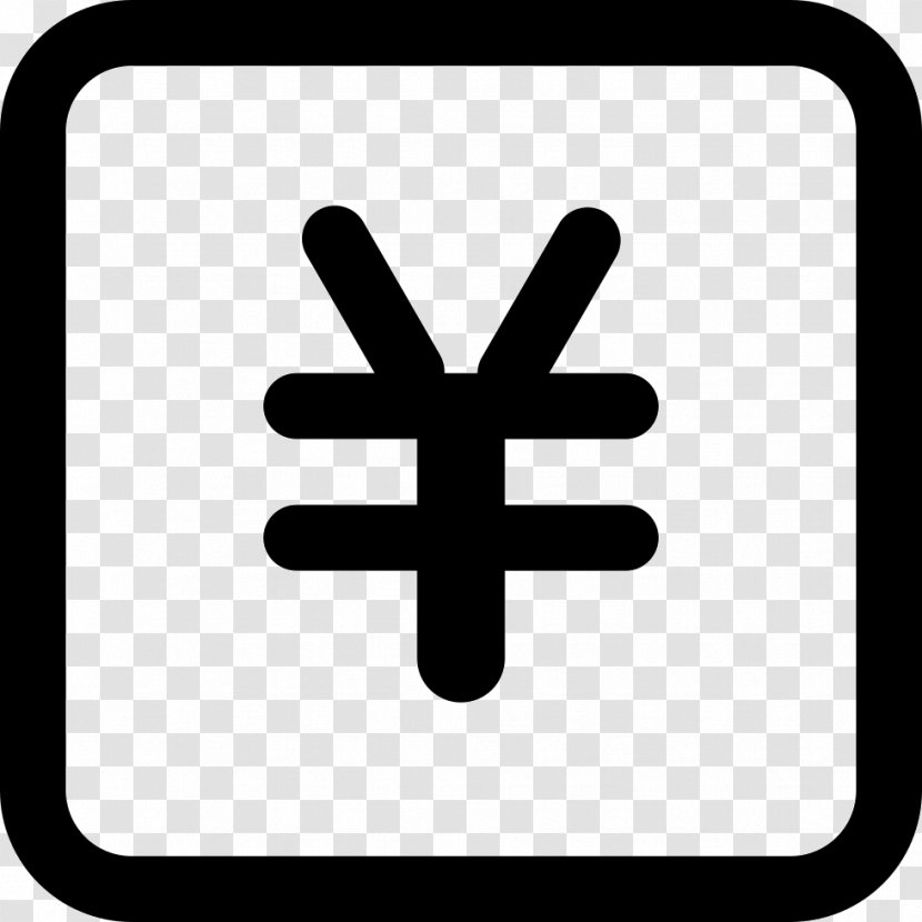 Yen Sign Japanese Currency Symbol Renminbi Money - Euro Transparent PNG