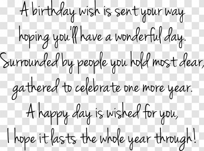 Birthday Quotation Happiness Wish Man Transparent PNG