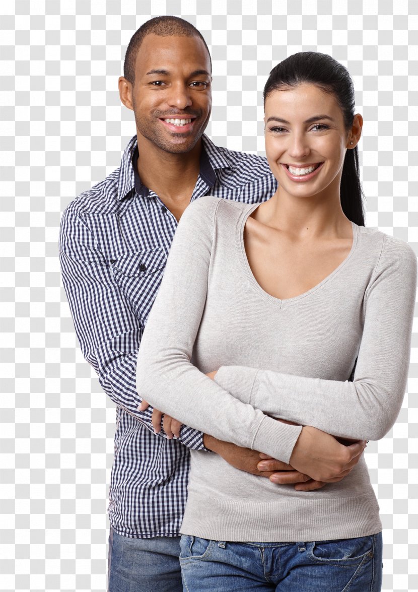 Stock Photography Interpersonal Relationship Intimate Interracial Marriage Couple - Embracing Transparent PNG