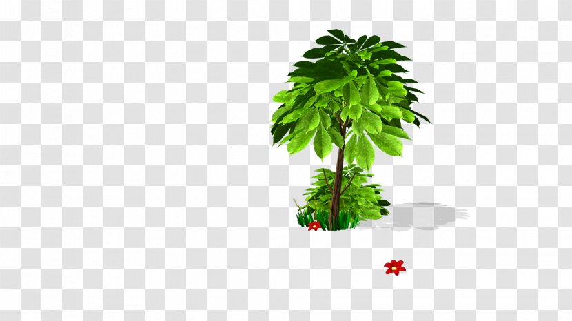 Tree Flowerpot - Grass Transparent PNG