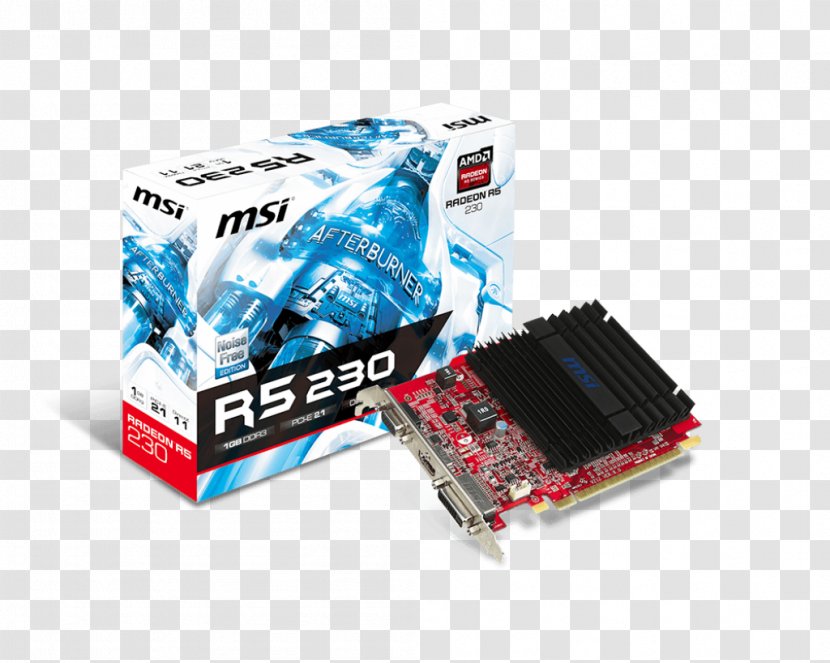 Graphics Cards & Video Adapters AMD Radeon R5 230 GDDR3 SDRAM - Gddr3 Sdram - Dell Laptop Card Upgrade Transparent PNG
