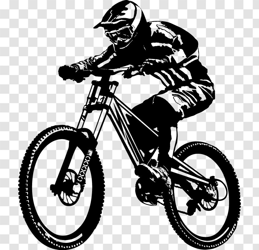 Downhill Mountain Biking Cycling Bicycle Bike Tattoo - Sport Transparent PNG