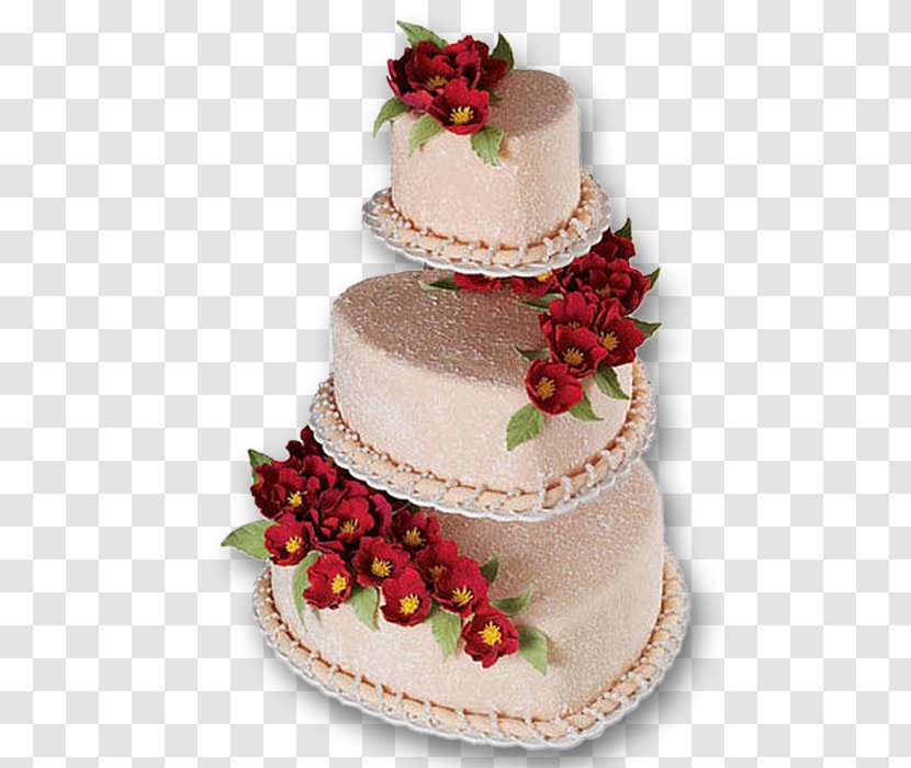 Wedding Cake Birthday Layer Torte - Heart - Cakes Transparent PNG