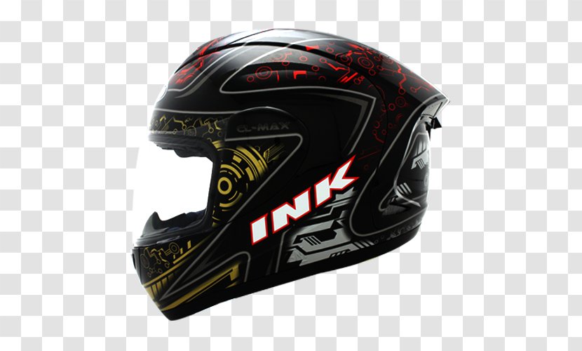 Bicycle Helmets Motorcycle Lacrosse Helmet Integraalhelm - Red Transparent PNG