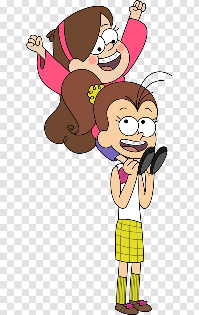 Mabel Pines Luan Loud Dipper Animation - Watercolor - Tree Transparent PNG