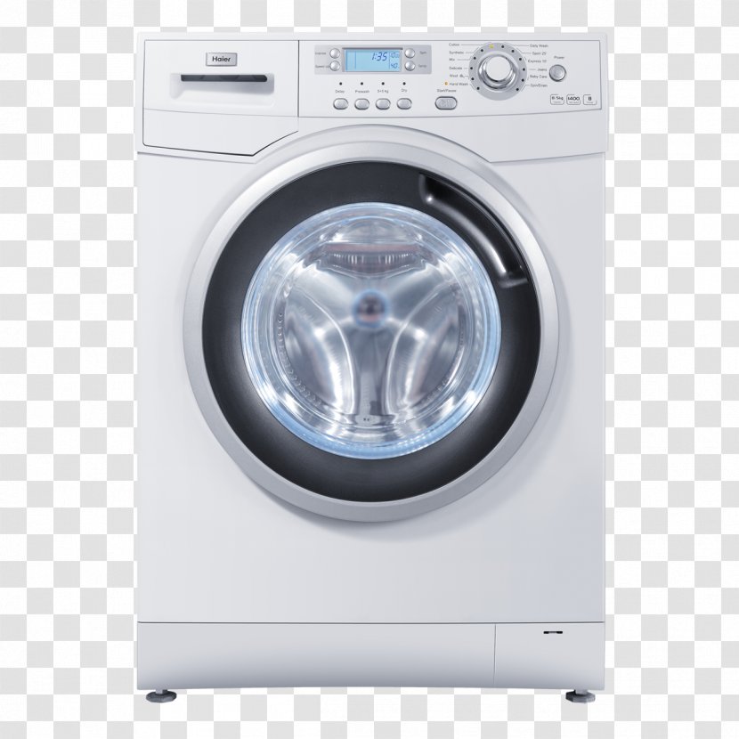 Haier Washing Machines Clothes Dryer Home Appliance Combo Washer - Variable Refrigerant Flow - Laundry Transparent PNG